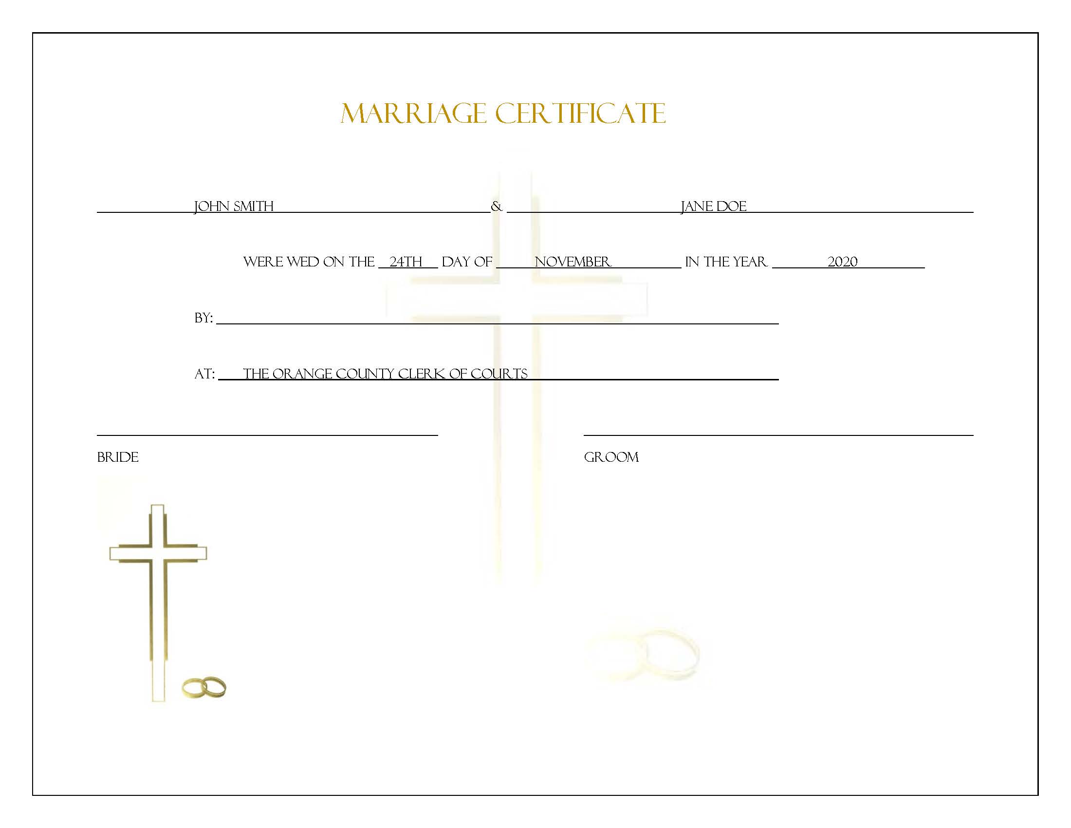 Decorative Marriage Certificates - 4